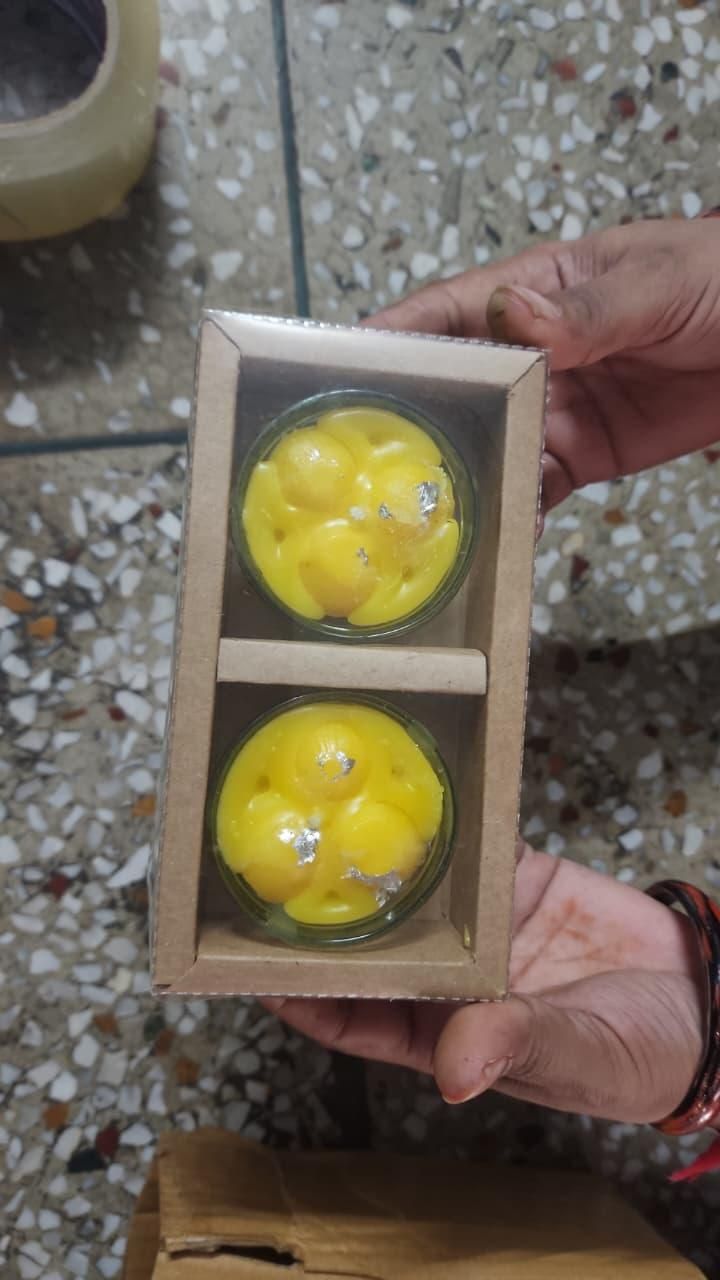 Rasmalai Scented Candle (Pack of 4)